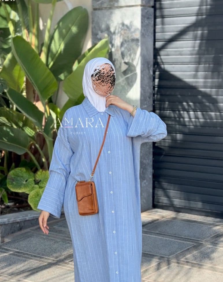 Robe chemise rayé 3